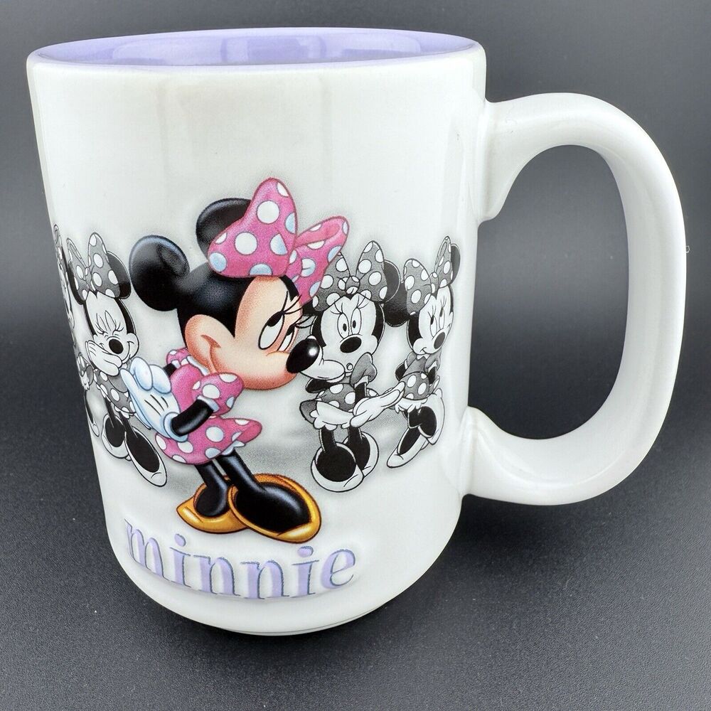 Disney Parks Authentic Original Minnie Mouse Coffee Mug F784-1014-1-13045